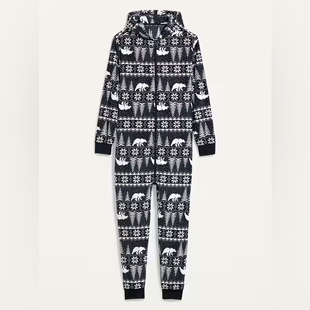 Christmas fleece onesie XL